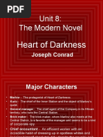 Unit 8: The Modern Novel: Heart of Darkness