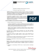 Ver Anexo 1: Riesgo de Exposición Según Puesto de Trabajo