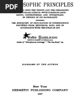 Book - 1917 - John Hazelrigg - Astrosophic Principles - Horoscope of Declaration of Independence