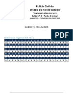 Gabarito Preliminar PCRJ