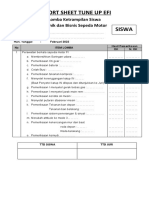 Lembar Kerja Siswa Sytem Tune Up Efi 2022