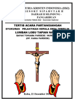 Tertib Acara Syukuran