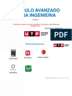 Calculo Avanzado para Ingenieria: Unidad: 1