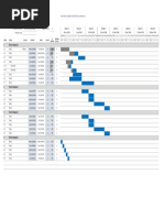 (Project Name) Project Schedule