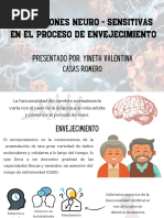 Alteraciones Neuro-Sensitivas. Alzheimer.