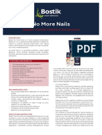 Bostik DIY Philippines NoMoreNails Technical Data Sheet