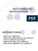 Air Conditioning and Refrigeration