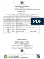 Department of Education: Matrix of The Activity