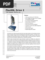 Flexdsl Orion 2: TDM Based SHDSL - Bis