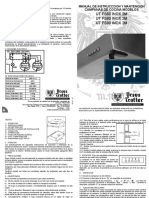 CampanaUT FS60 80 y 90 INOX 2M - Manual