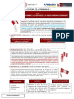 Ficha de Aprendizaje CCSS 3° Grado