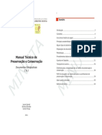 Manual Técnico de Preservação e Conservação de Documentos Extrajudiciais