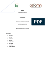 Informe Molienda Y Flotacion