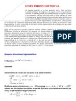 Material de Estudio Sobre Ecuaciones Trigonometricas