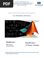 Méthodes Numériques-TP 