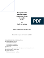 Evangelización y Neoliberalismo-Postmodernismo-Sectas, en A.L., P. Luis A. Rojas López