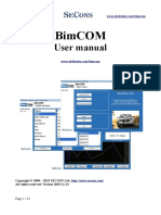 Bimcom: User Manual