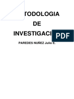 Metodologia de Investigacion Paredes Nunez Julio