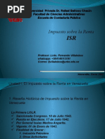 IMPUESTOS - Unidades I - II Y III - Antecedentes, Definiciones Básicas y Personas Sometidas Al Impuesto Sobre La Renta