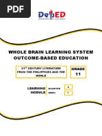 Whole Brain Learning System Outcome-Based Education: Grade