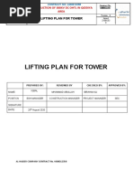 Lifting Plan For Tower