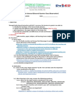 Co SECOND QUARTERLesson Plan in Science 6