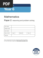 Year 6 - Reasoning - Autumn 2018