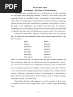 Morphology (Revised)