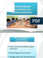 Modul Merencanakan Rapat