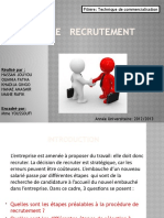 Recrutement