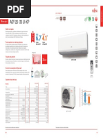 Ficha Tecnica Aire Acondicionado Fujitsu Mod ASY25UIKP ASY35UIKP