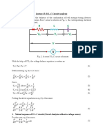 Natural Response of R-L-C Circuits (Circuit Analysis Without A Voltage Source)