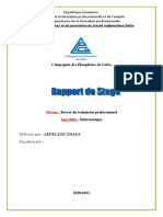 Rapport de Stage BTP CPG 2 Electrique