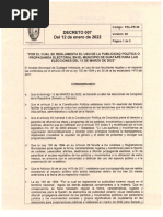 Decreto 007-2022 Propaganda Electoral