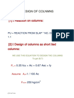 1-Design of Colnmns + Braced and Un Braced + Lateral Load Erthquake