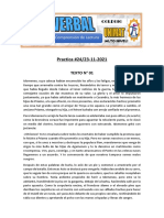 Raz. Verbal - Practica 24 - 4 To Año - Niveles de Comprension de Lectura