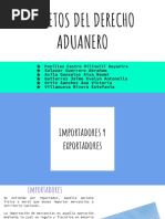 Equipo 1 - Sujetos Del Derecho Aduanero