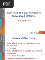 Everything You Ever Wanted To Know About Statistics: Prof. Andy Field