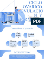 Ciclo Ovarico, Ovulación y Hormonas