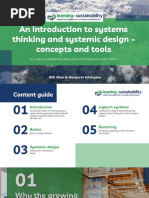 Intro Systems Thinking and Systemic Design Concepts and Tools