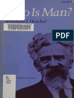 Who Is Man by Heschel