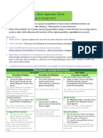 9.2 Speciation - How Species Form (HW Worksheet)