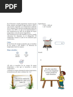 Cambios de Temperatura para Primer Grado de Secundaria