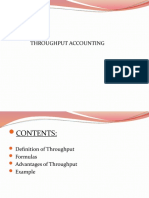 Throughput Accounting