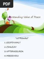 Finals Lesson 1-Understanding Value of Peace