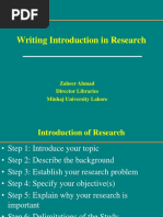 How To Write Introduction of Thesis or Paper