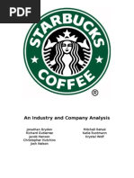 Industry Analysis Starbucks