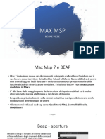 MAX MSP BEAP E VIZZIE Slide