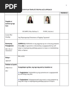 Lesson Plan Template For Pnu-Aces Approach