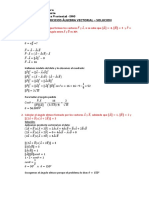 Ejercicios Algebra Vectorial P3 - Solución